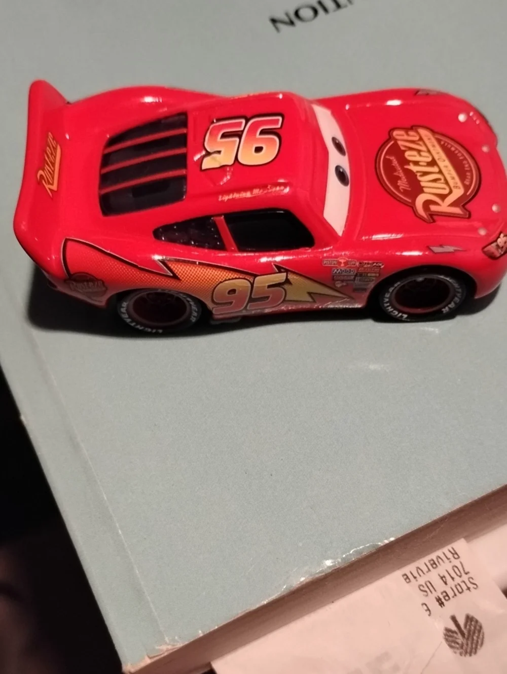 Pixar Lightning McQueen Rust-eze Decal Character Car